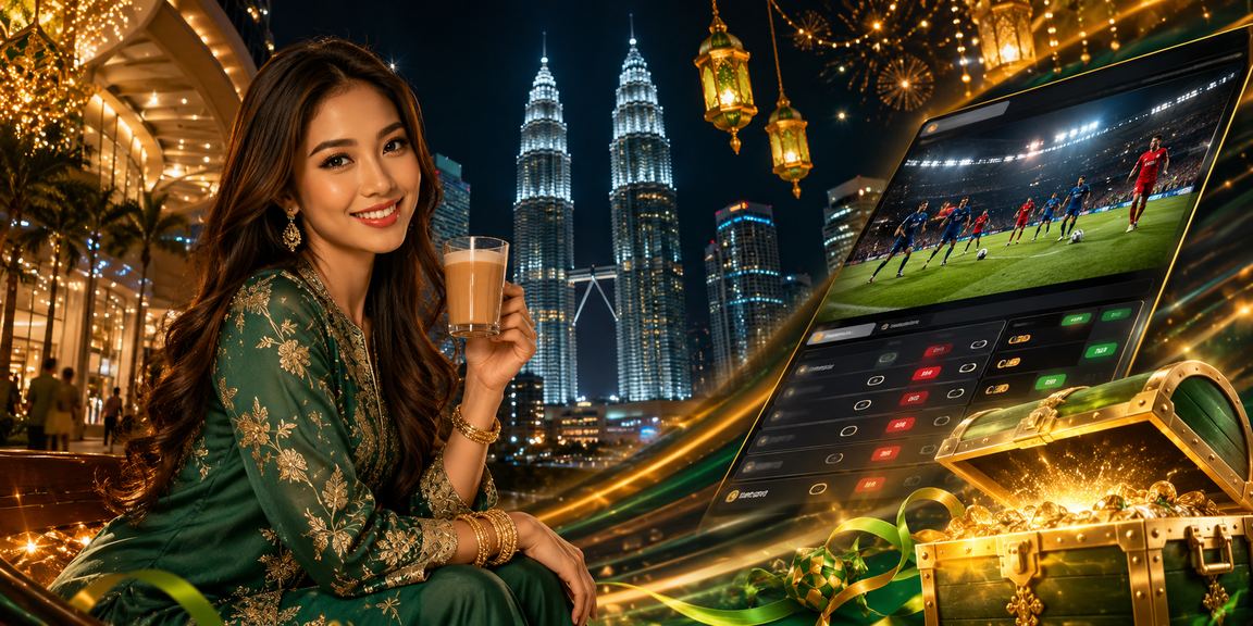 Pengguna Kuala Lumpur menggunakan platform pertaruhan dalam talian semasa perayaan Hari Raya