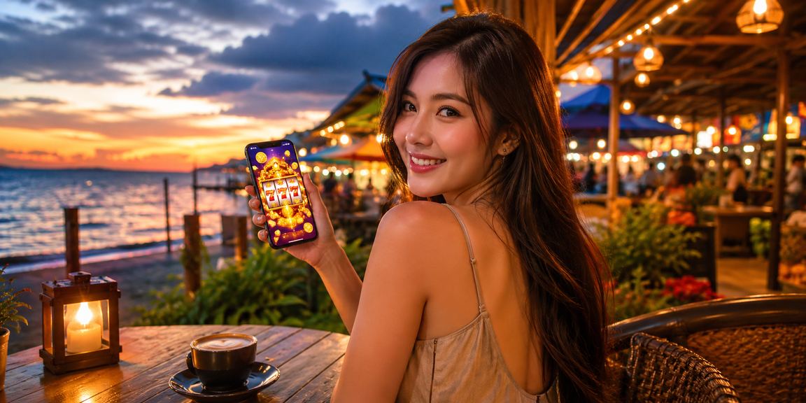 Pemain slot Malaysia menikmati permainan dalam talian dengan gaya hidup Melayu moden yang dinamik